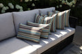 CINTIN Sunbrella Brannon Whisper Outdoor Pillow Set of 6
