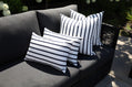 CINTIN Sunbrella Lido Indigo Outdoor Pillow Set of 4