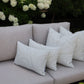 CINTIN Sunbrella Lively Sage Outdoor Pillow Set of 4