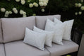 CINTIN Sunbrella Lively Sage Outdoor Pillow Set of 4
