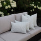 CINTIN Sunbrella Lively Sage Outdoor Pillow Set of 4
