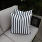 CINTIN Sunbrella Lido Indigo Outdoor Pillow Set of 6