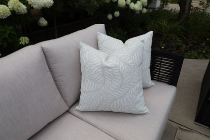 CINTIN Sunbrella Lively Sage Outdoor Pillow Set of 2