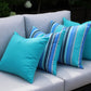 CINTIN Sunbrella Dolce Oasis and Canvas Aruba Outdoor Pillow Set of 4