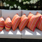 CINTIN Sunbrella Dolce Mango & Canvas Tuscan Outdoor Pillow Set of 6