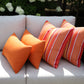 CINTIN Sunbrella® Dolce Mango & Canvas Tuscan Outdoor Pillow Set of 4