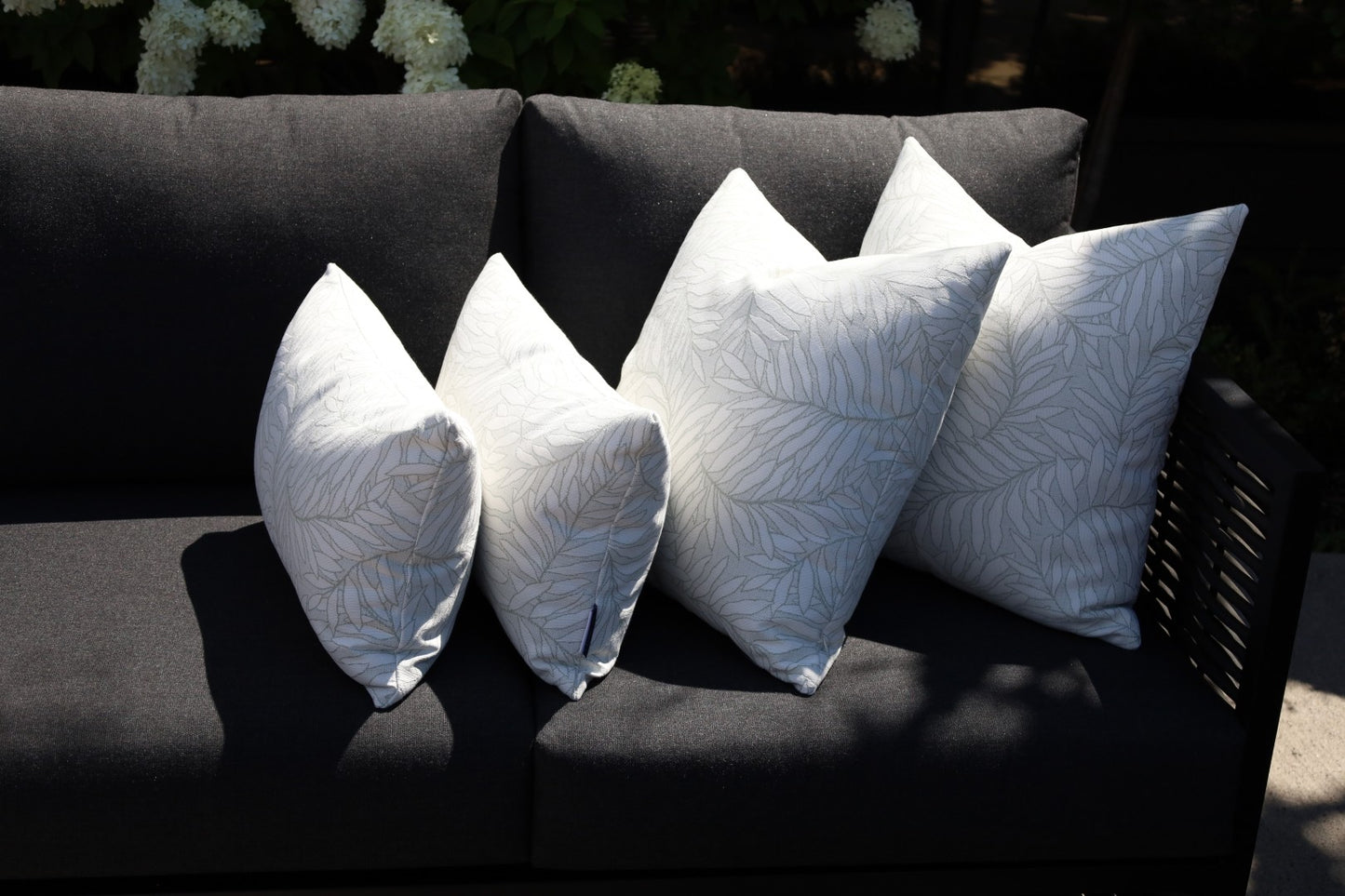 CINTIN Sunbrella Lively Sage Outdoor Pillow Set of 4