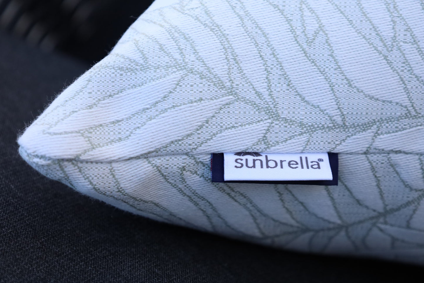 CINTIN Sunbrella Lively Sage Outdoor Pillow Set of 4