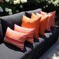 CINTIN Sunbrella Dolce Mango & Canvas Tuscan Outdoor Pillow Set of 6