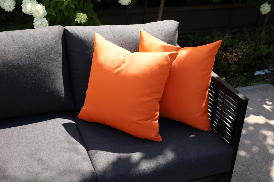 CINTIN Sunbrella® Canvas Tuscan Outdoor Pillow Set of 2