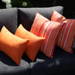 CINTIN Sunbrella® Dolce Mango & Canvas Tuscan Outdoor Pillow Set of 4