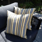 CINTIN Sunbrella Foster Metallic 56051 Outdoor Pillow Set of 2